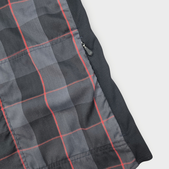 Club Ride Shirt Mens Medium Black Stripe Short Sleeve Button Up Outdoors Pocket - Picture 10 of 11